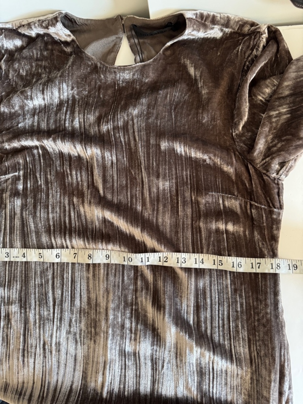Jenni Kayne Exclusive Velvet Stella Flint Metallic Long Sleeve Maxi Dress size L - Picture 8 of 9